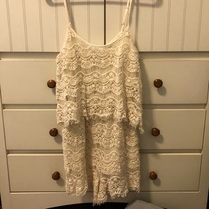 Tan romper from Dina Be/TJ Max